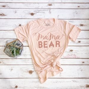Loved by Hannah and Eli Mama Bear Tshirt XL